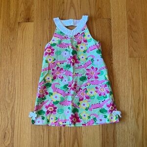 Gymboree alligator dress, size kids 5